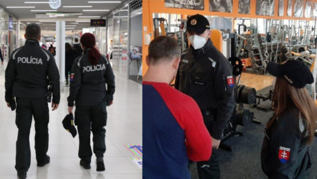 Slovenská polícia prísne