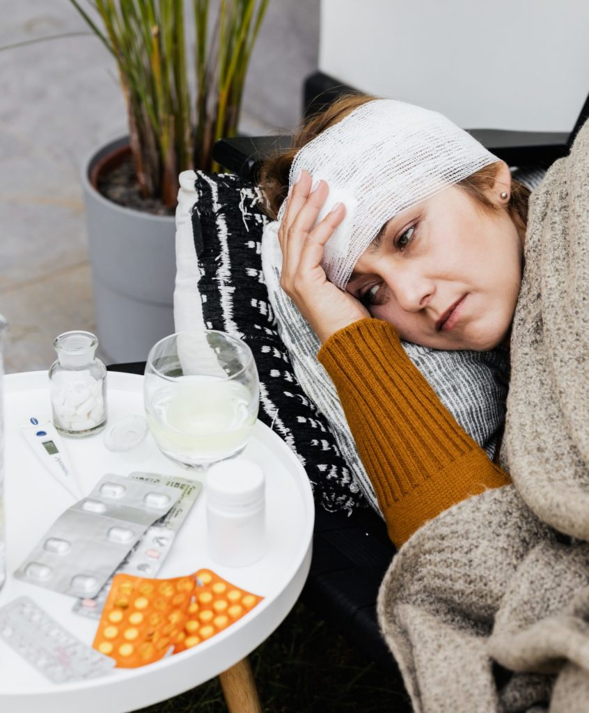 Katarina mala po otrase mozgu veľké bolesti a jej pracovná efektivita išla úplne na dno.