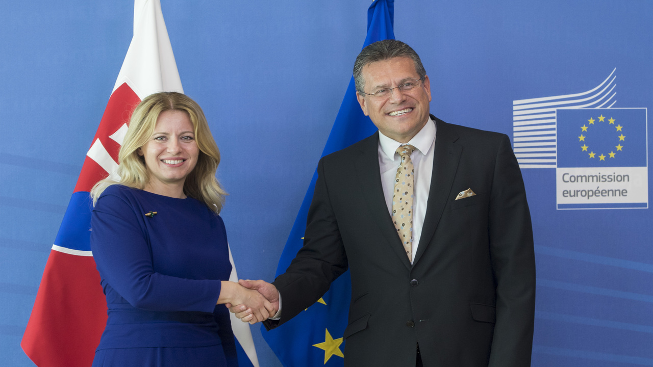 Šefčovič a Čaputová