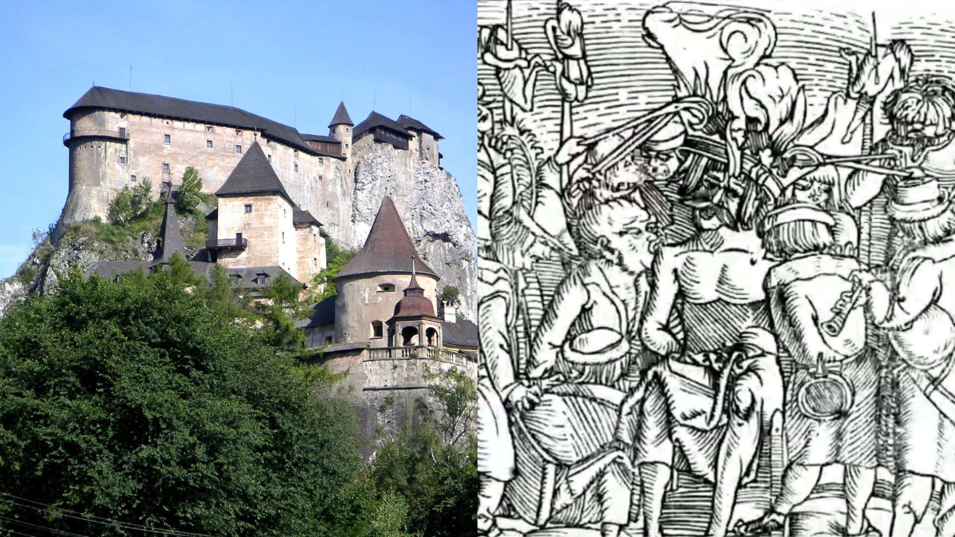 Oravský hrad a historická bitka