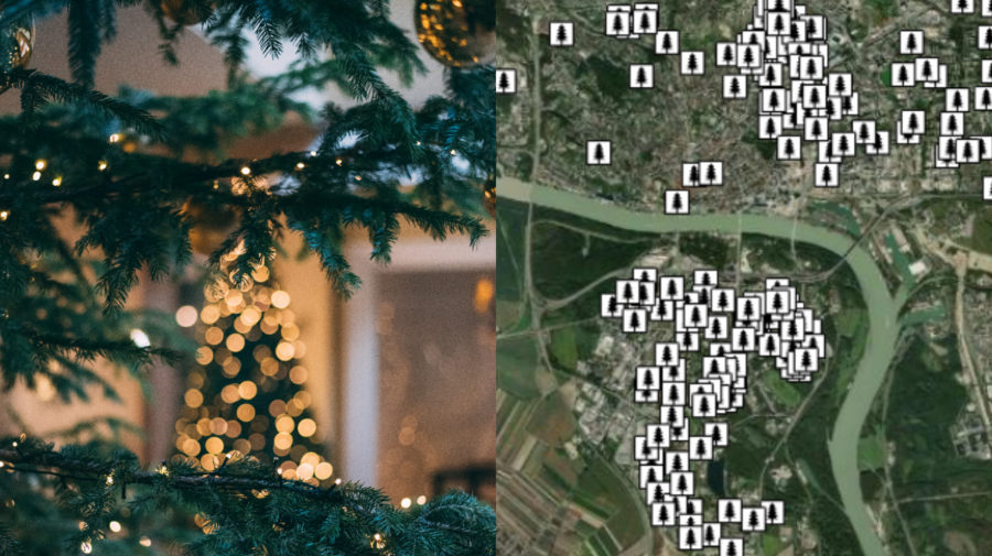 Vianočné stromčeky, ohrádky, Bratislava