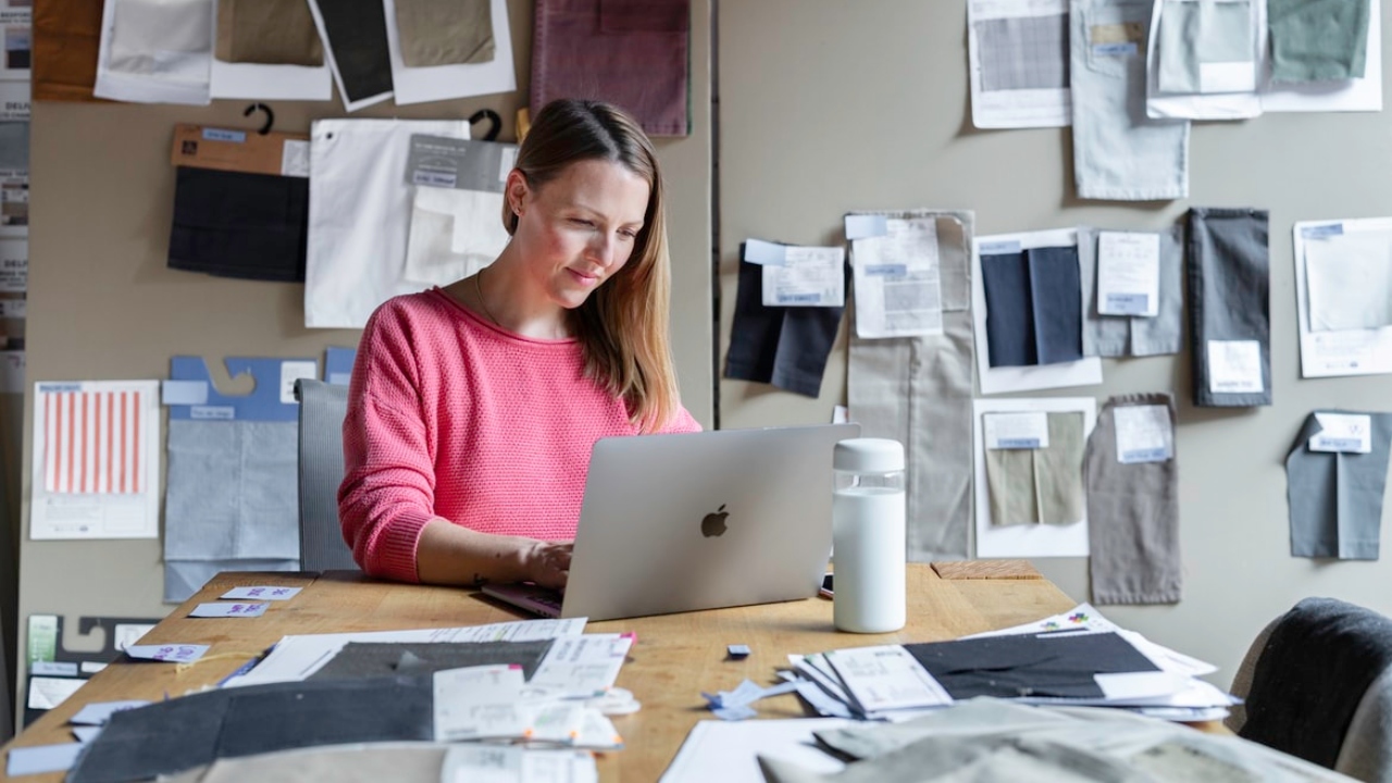 práca, počítač, žena