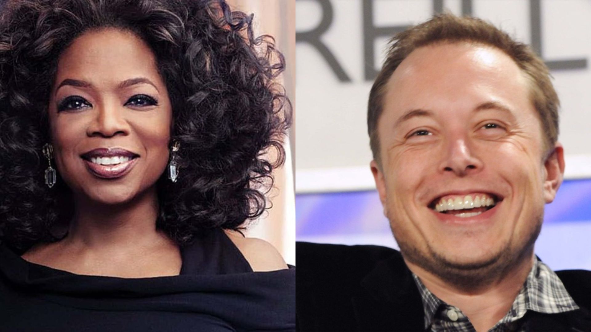Oprah Winfrey a Elon Musk