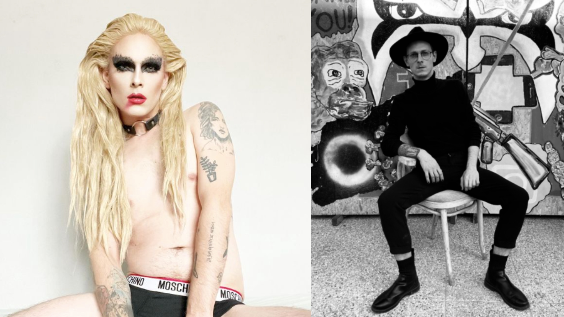 slovenská drag queen Matúš alias Chantall Licorne