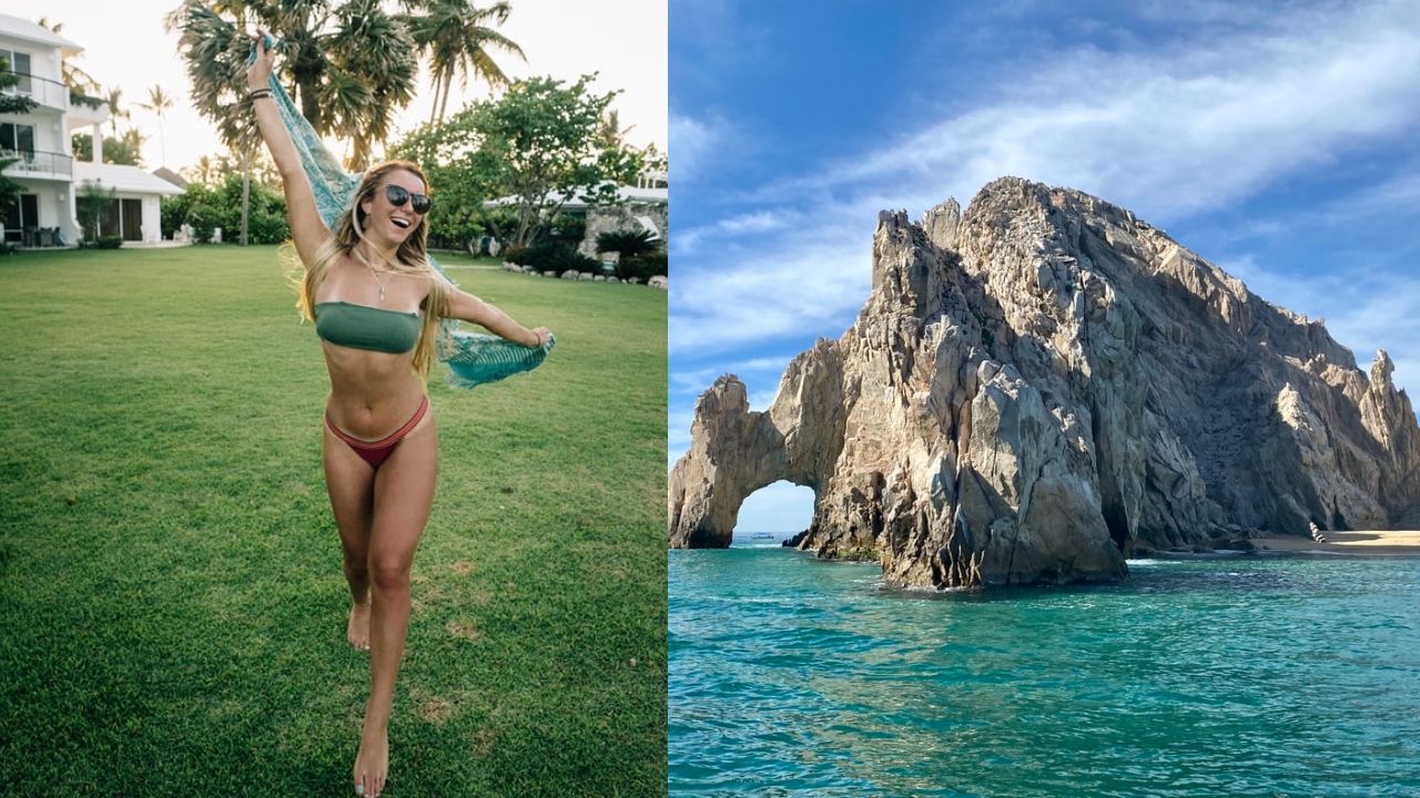 žena, dovolenka, pláž, more