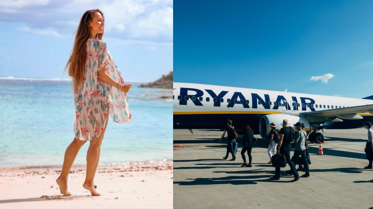 cestovanie, žena, ryanair