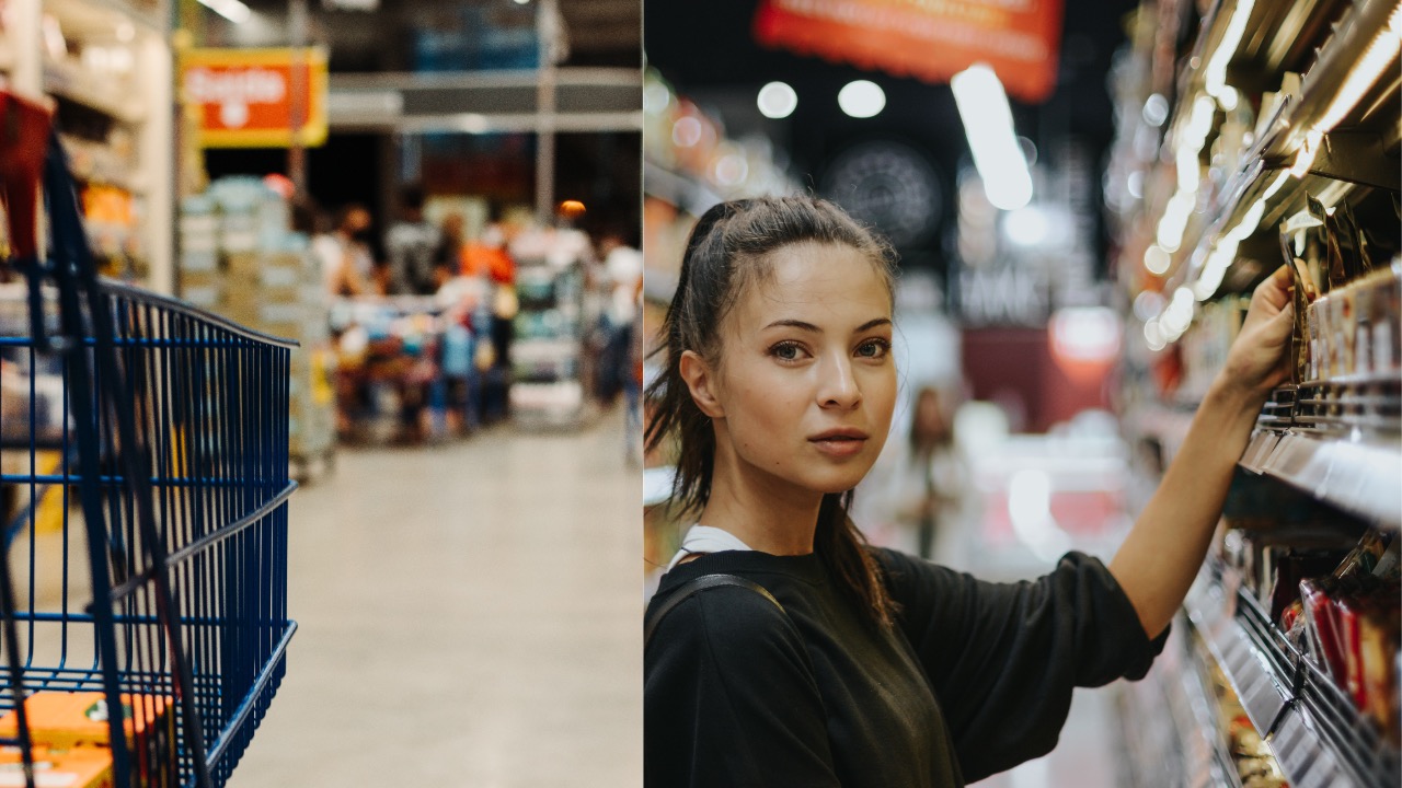 supermarket, obchod, potraviny