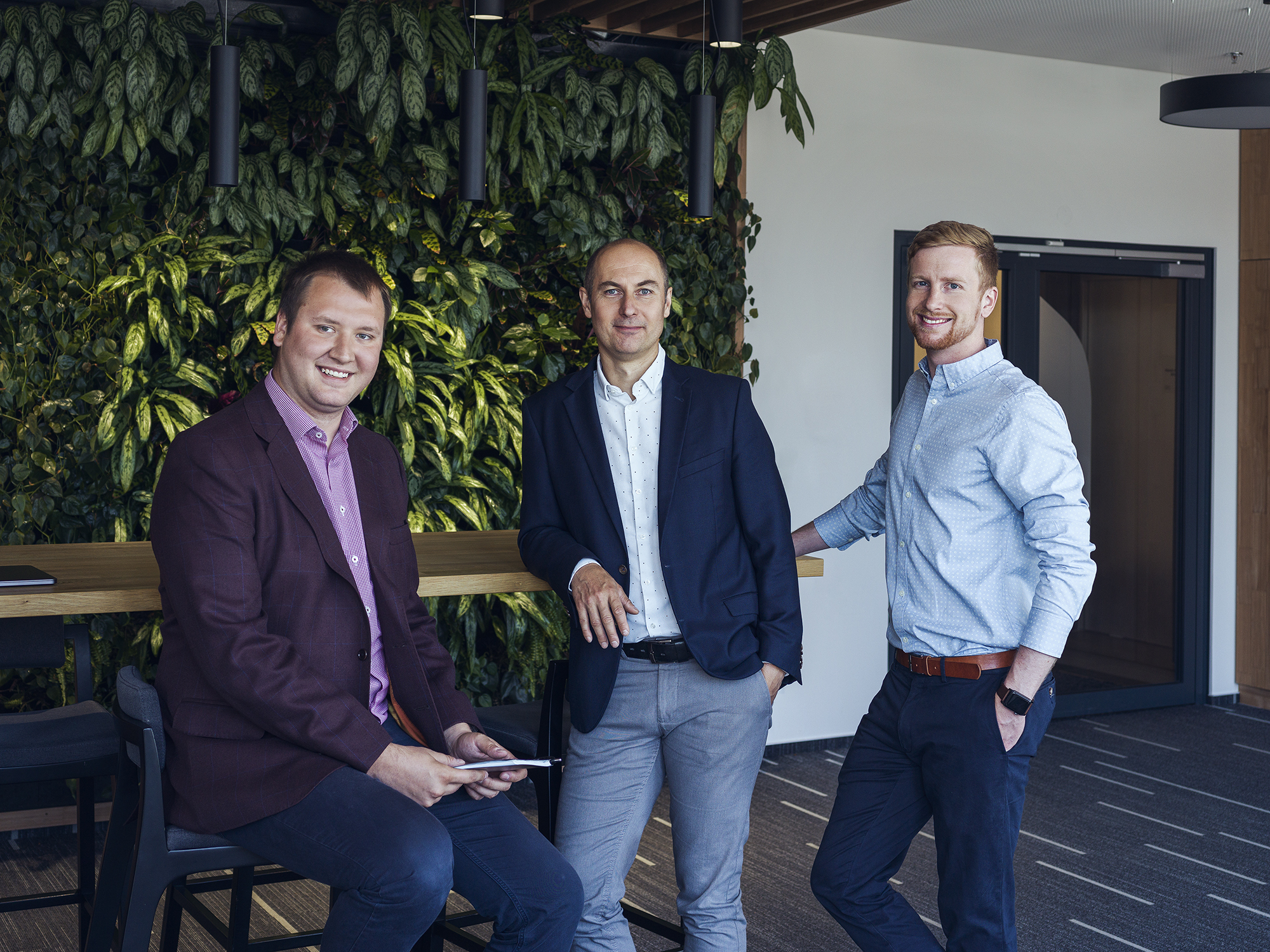 Radim Krejčí, Head of Portu + Martin Luňáček, Managing Director + Martin Jaroš, Operations Manager