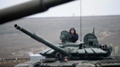 ruský tank ukrajina