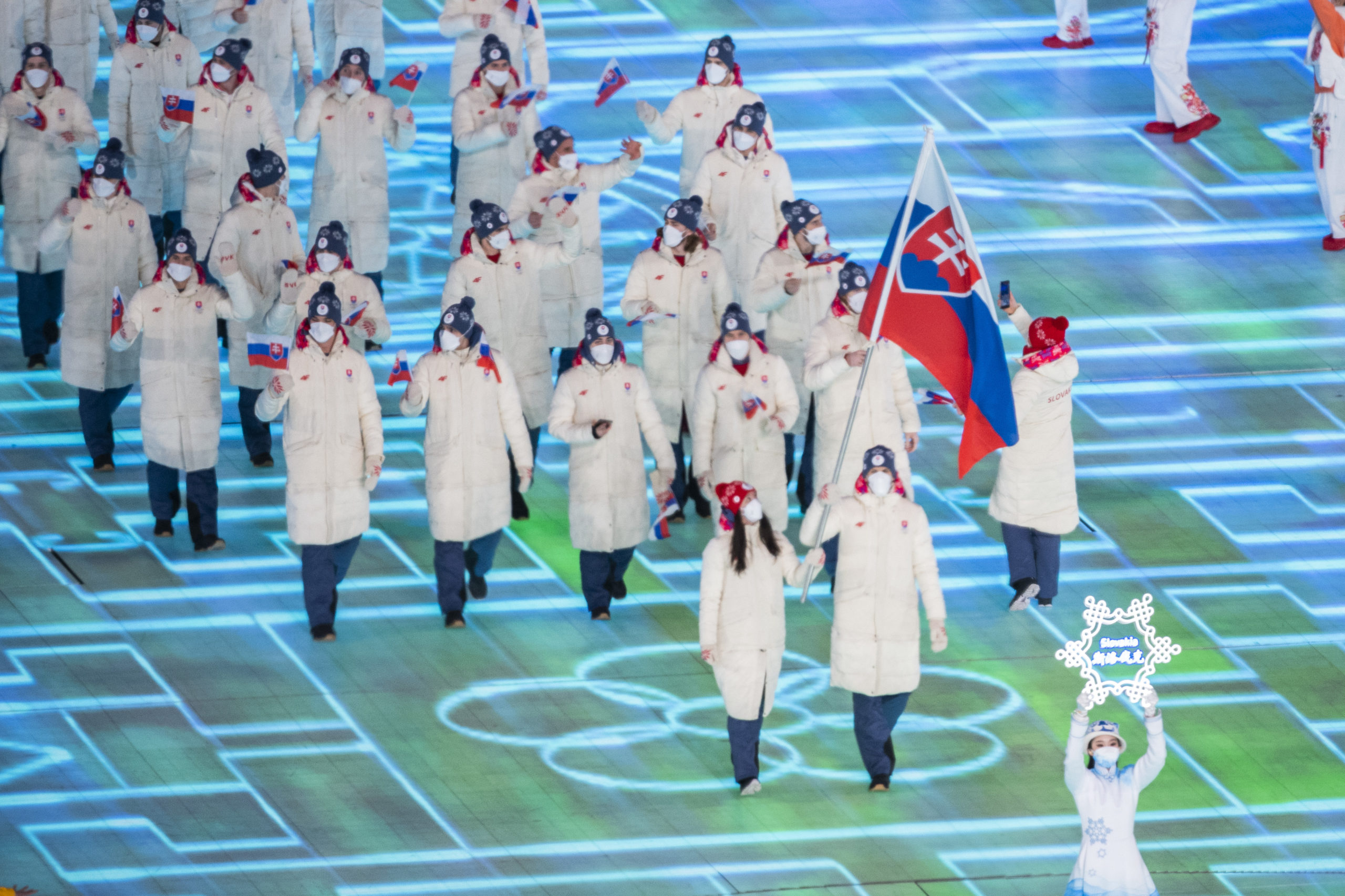 Slovenská reprezentácia na ceremoniály v Pekingu
