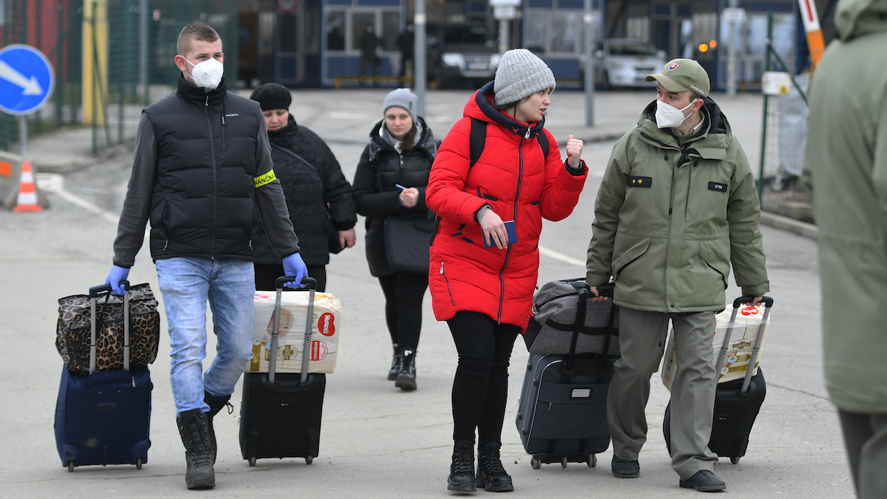 utečenci ukrajina