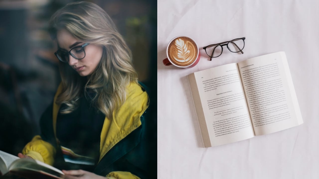 kniha, žena, čítanie