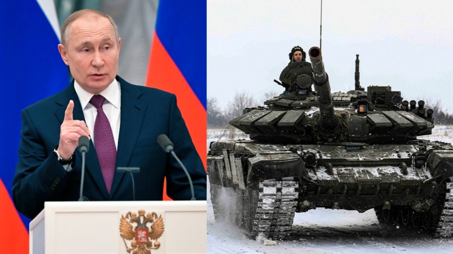 Putin ruský tank
