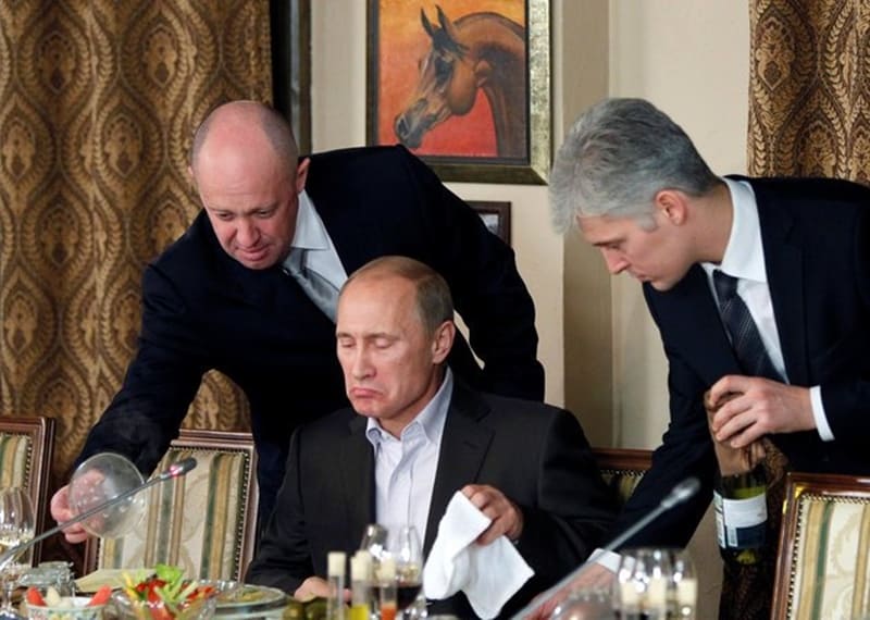 Jevgenij Prigožin a Putin