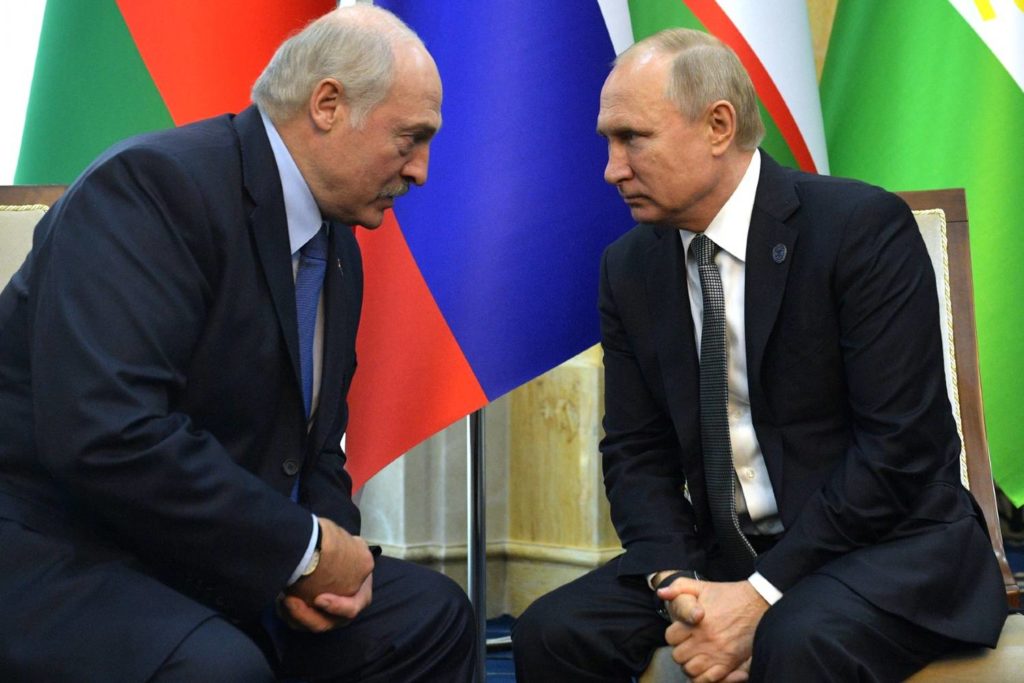 Lukašenko a Putin