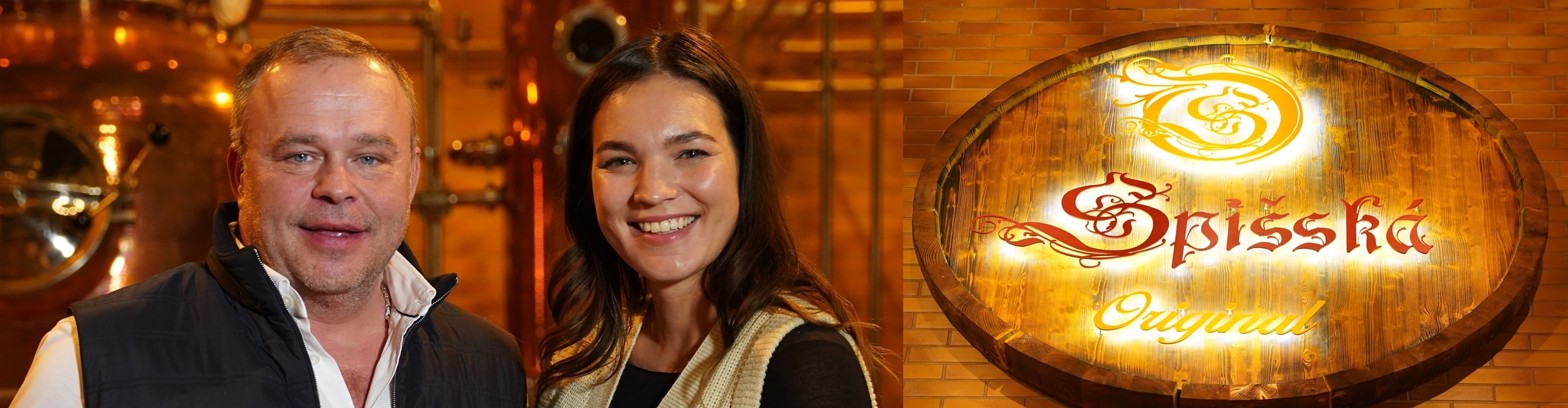 Marián Gurega a Katarína Srkala - riaditeľka Krištáľového krídla