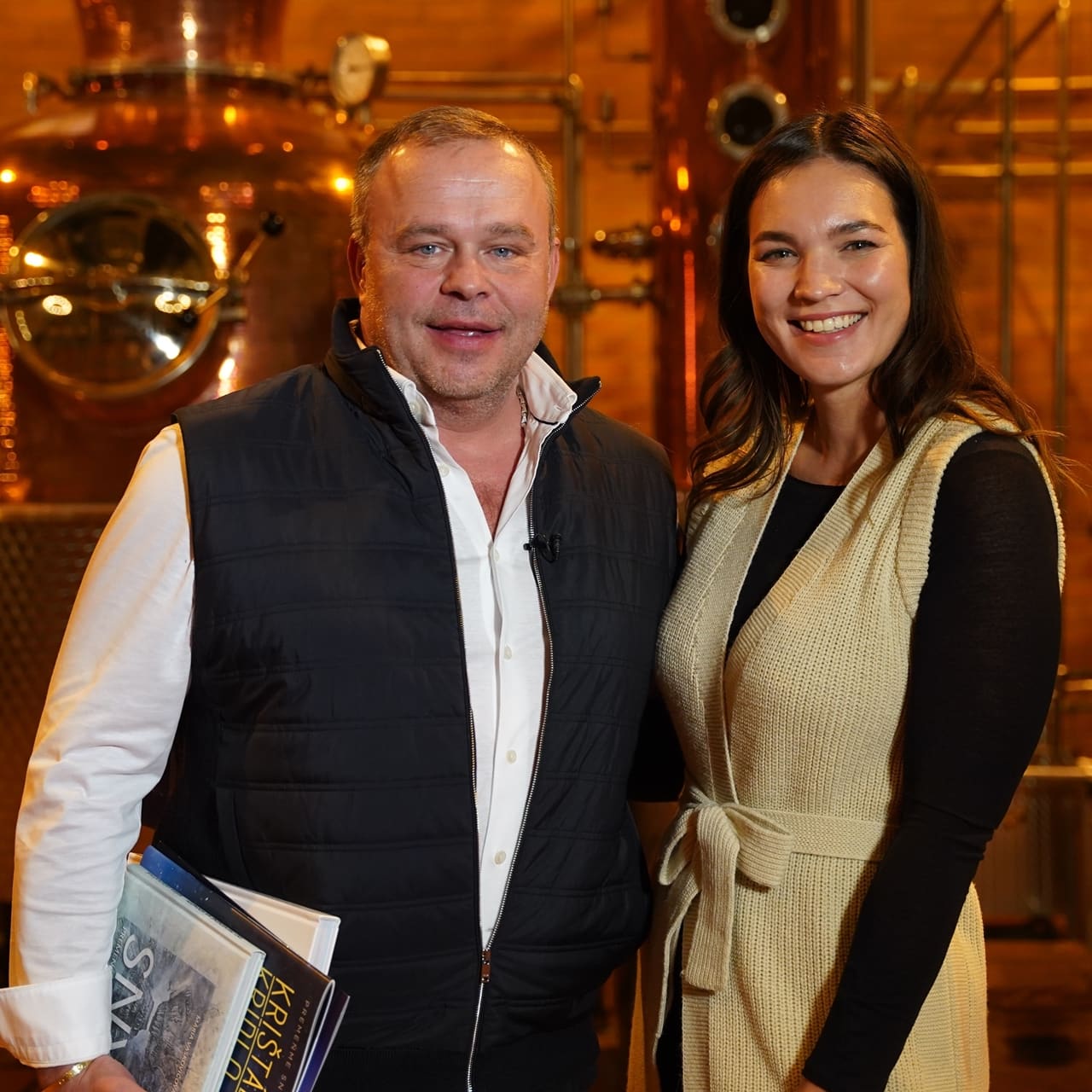 Marián Gurega GAS Familia a Katarína Srkala - riaditeľka Krištáľového krídla