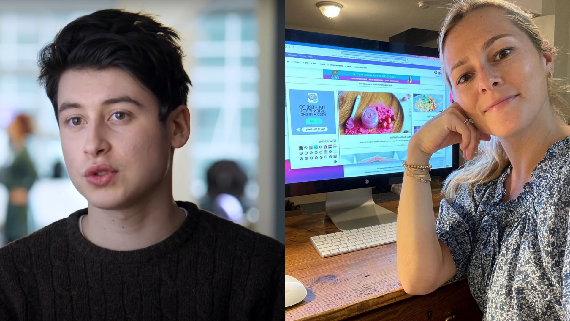 Miss O and friends vpravo, naľavo Nick D’Aloisio