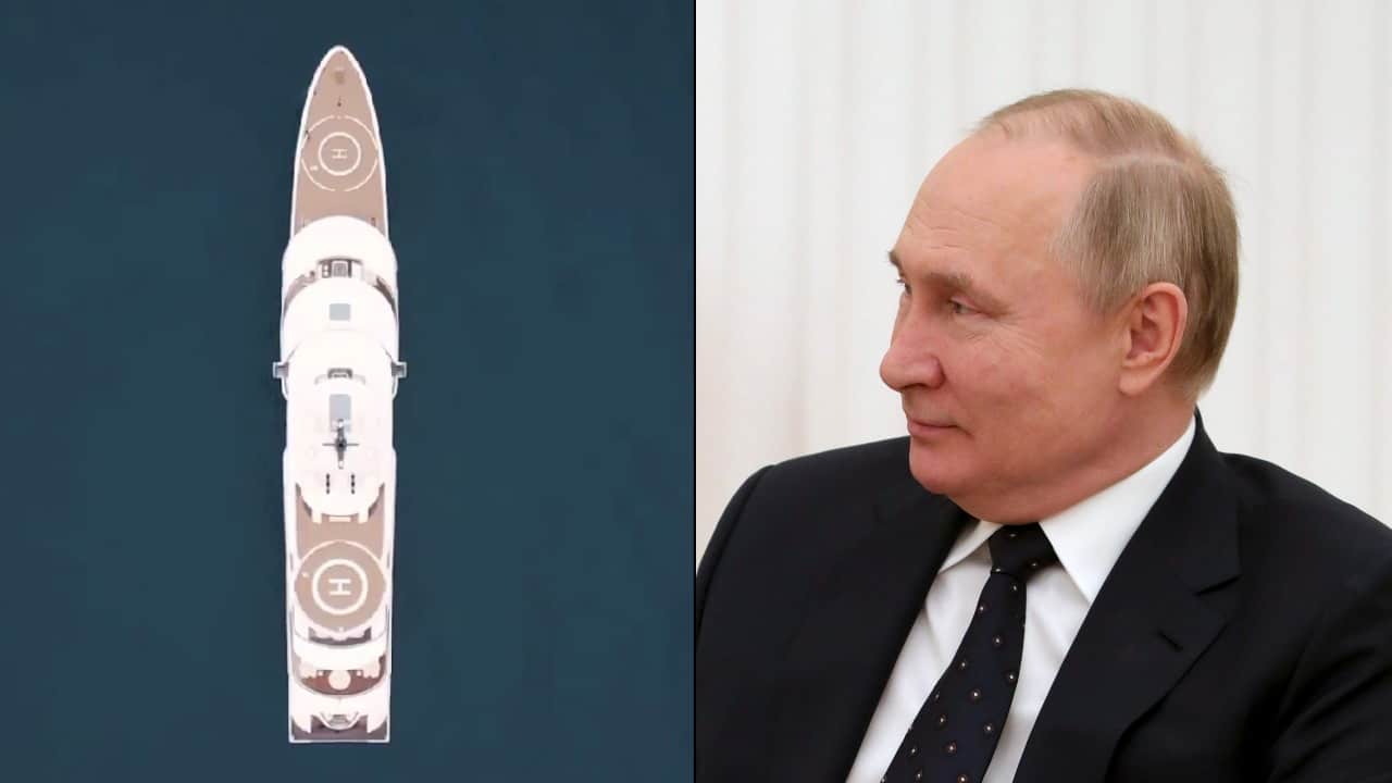 putin, tajomná jachta v taliansku