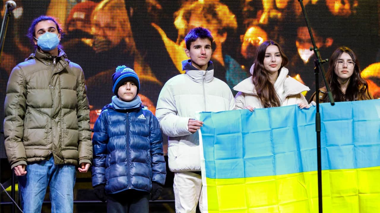Ukrajina protest Mier Ukrajine
