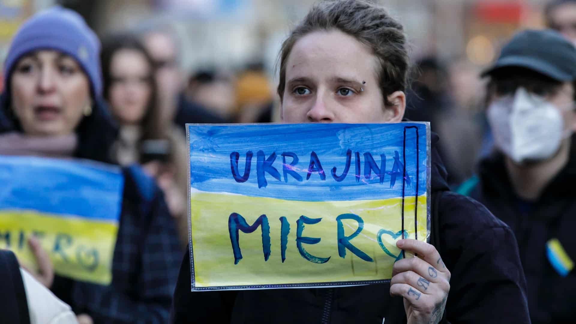 Zúčastnil si sa protestu za mier na Ukrajine?