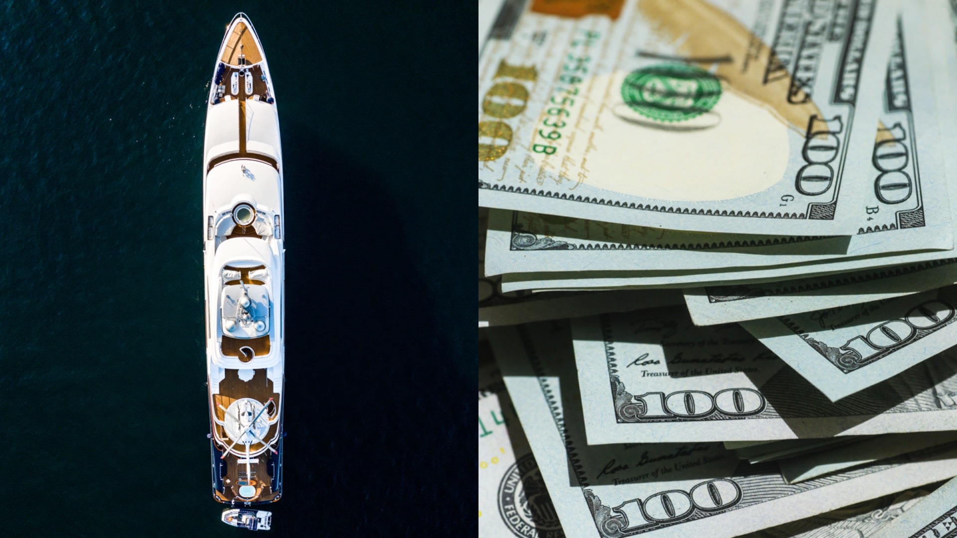 jachta bohatstvo doláre oligarcha