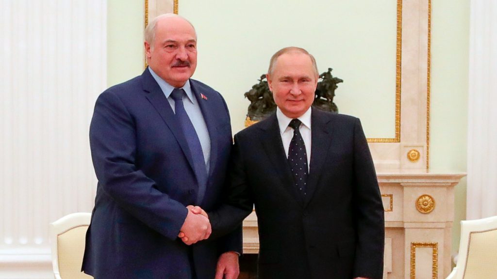Putin Lukašenko