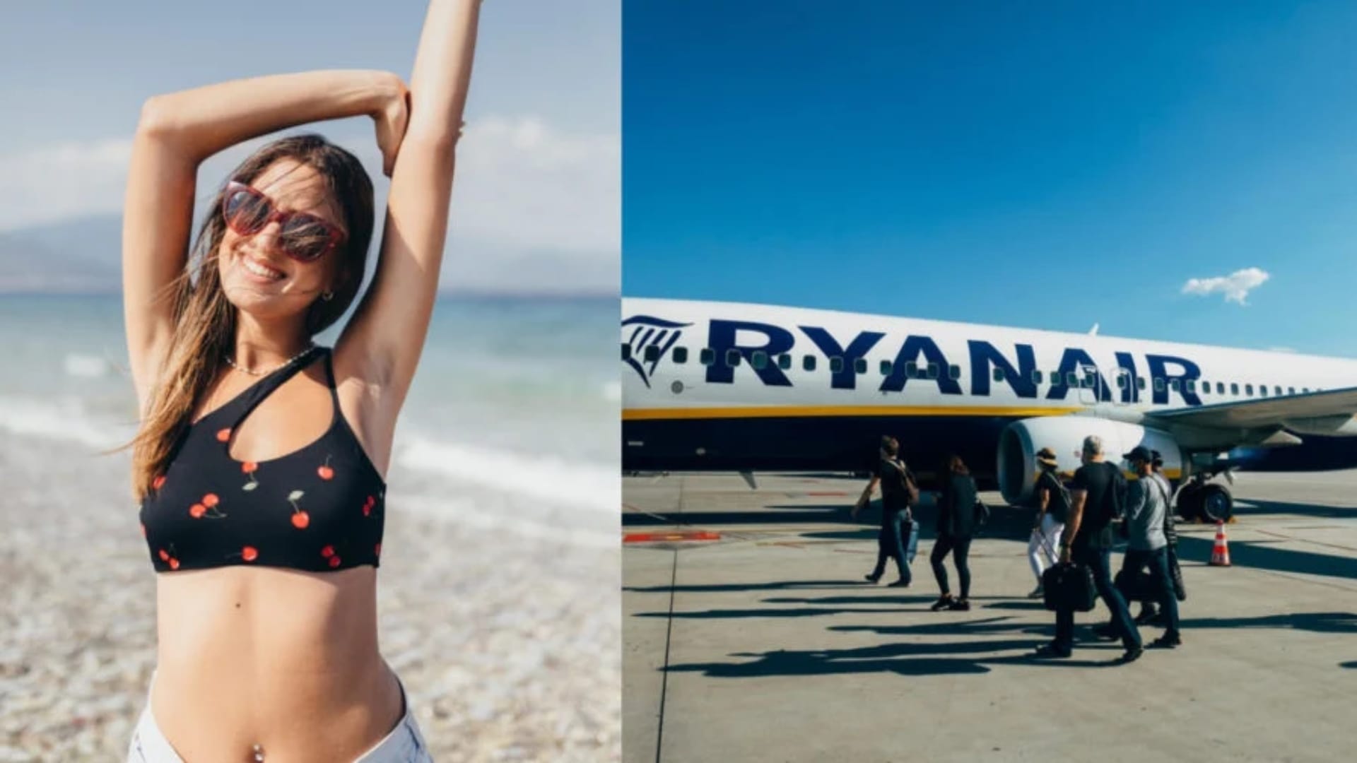 dovolenka, žena, ryanair