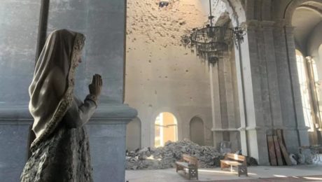 rozstrielany kostol v nahornom karabachu