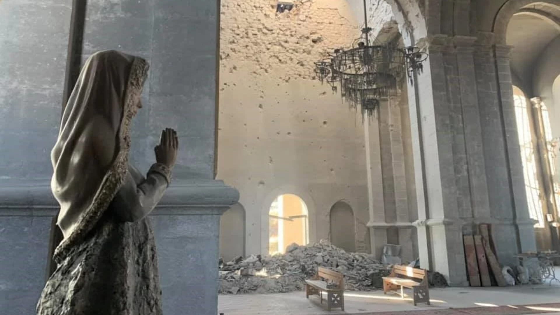 rozstrielany kostol v nahornom karabachu