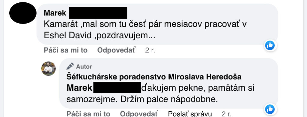 Šefkuchárske poradenstvo Miroslava Heredoša