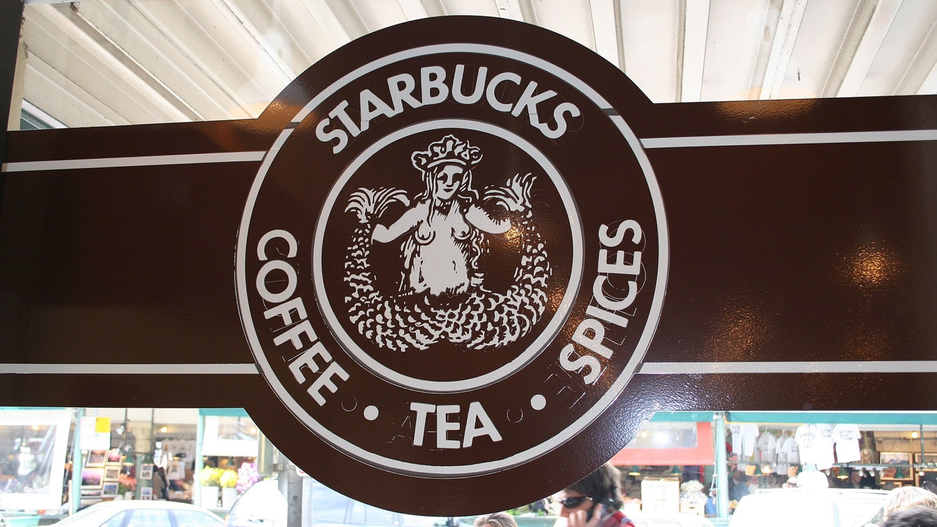 starbucks staré logo