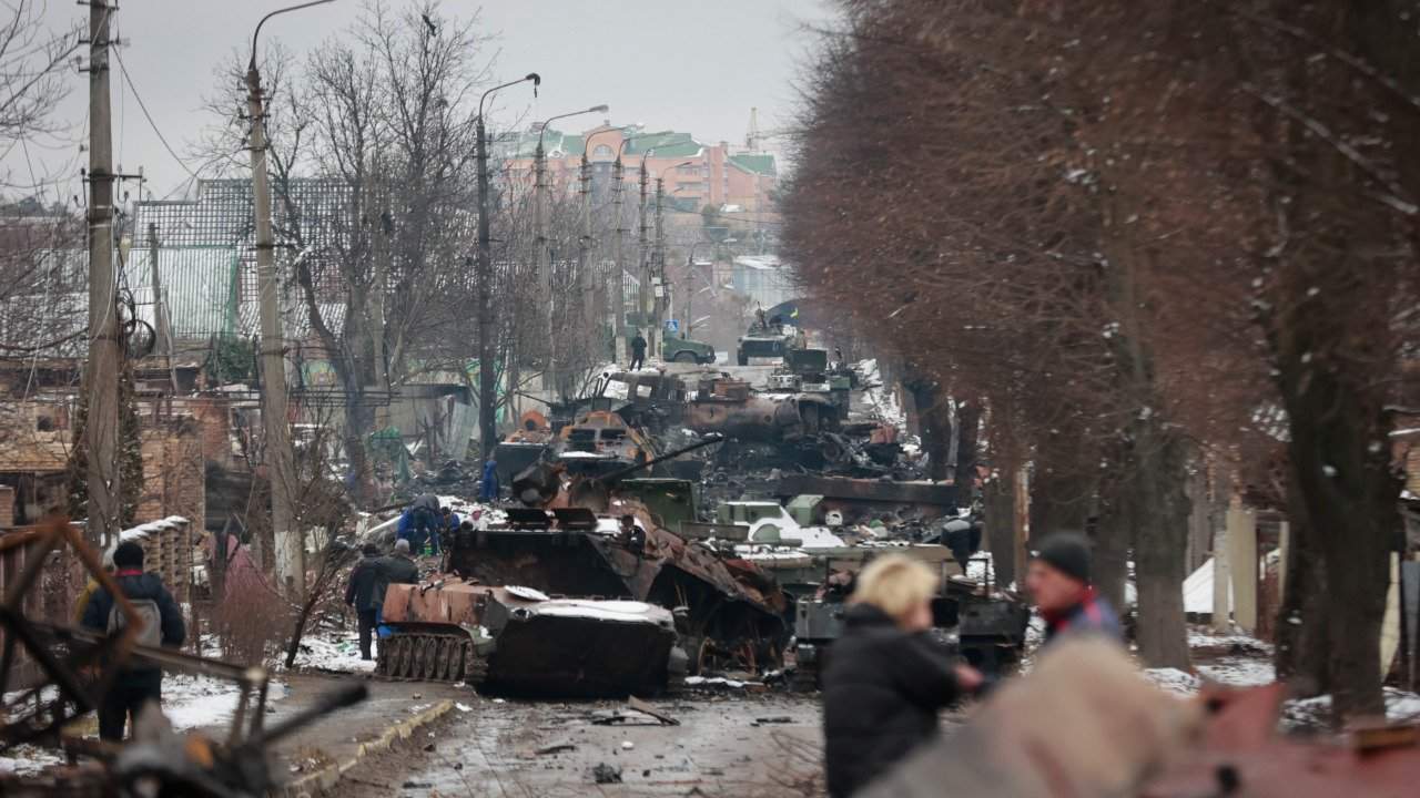 Ukrajina zničená