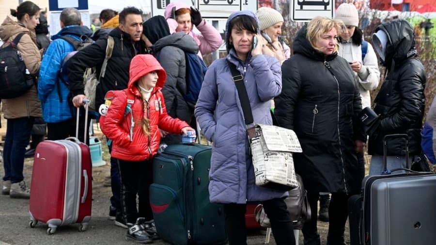 ukrajina utečenci slovenské hranice