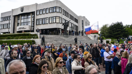 protest fico parlament