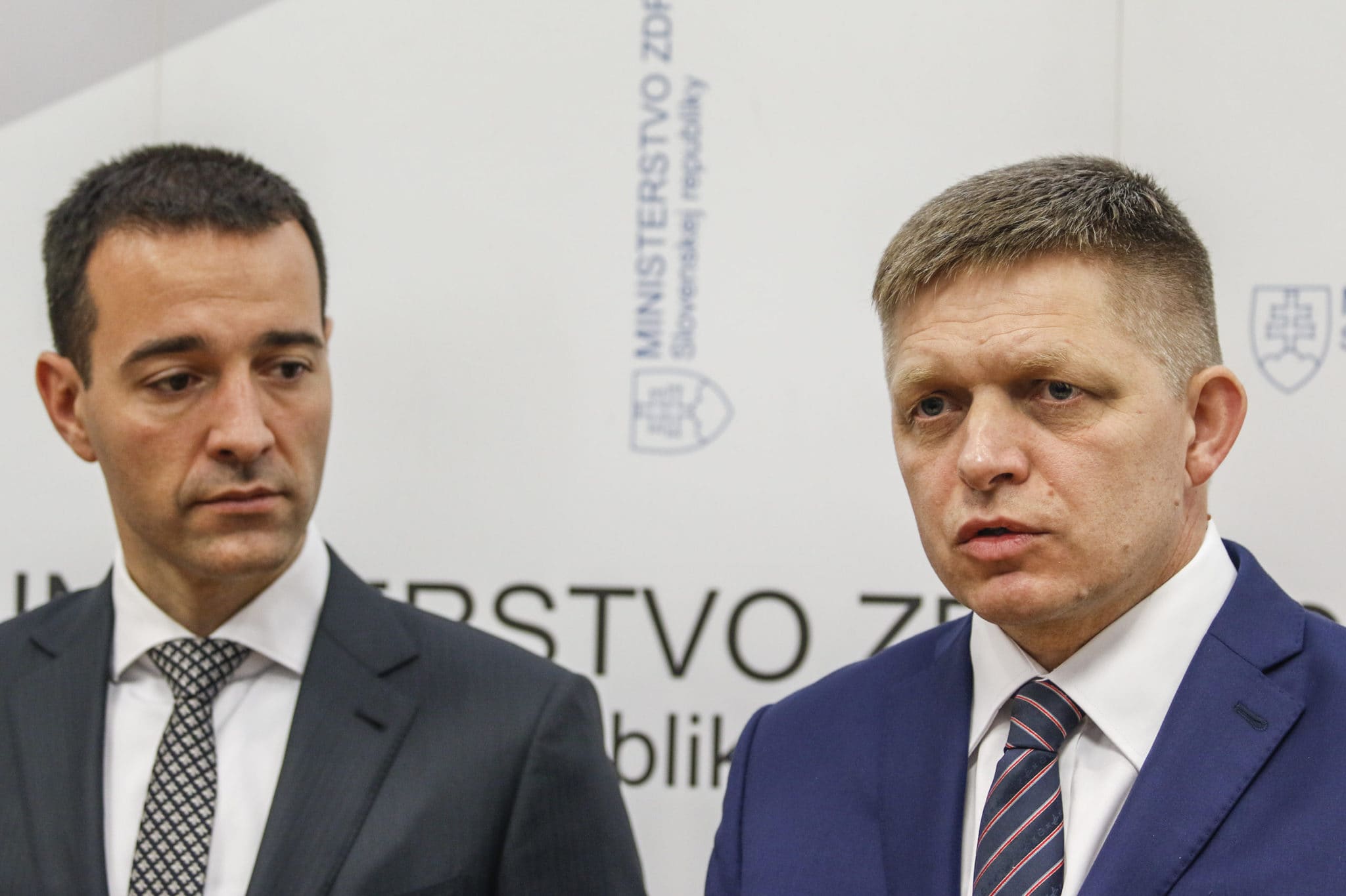 Tomáš Drucker a Robert Fico