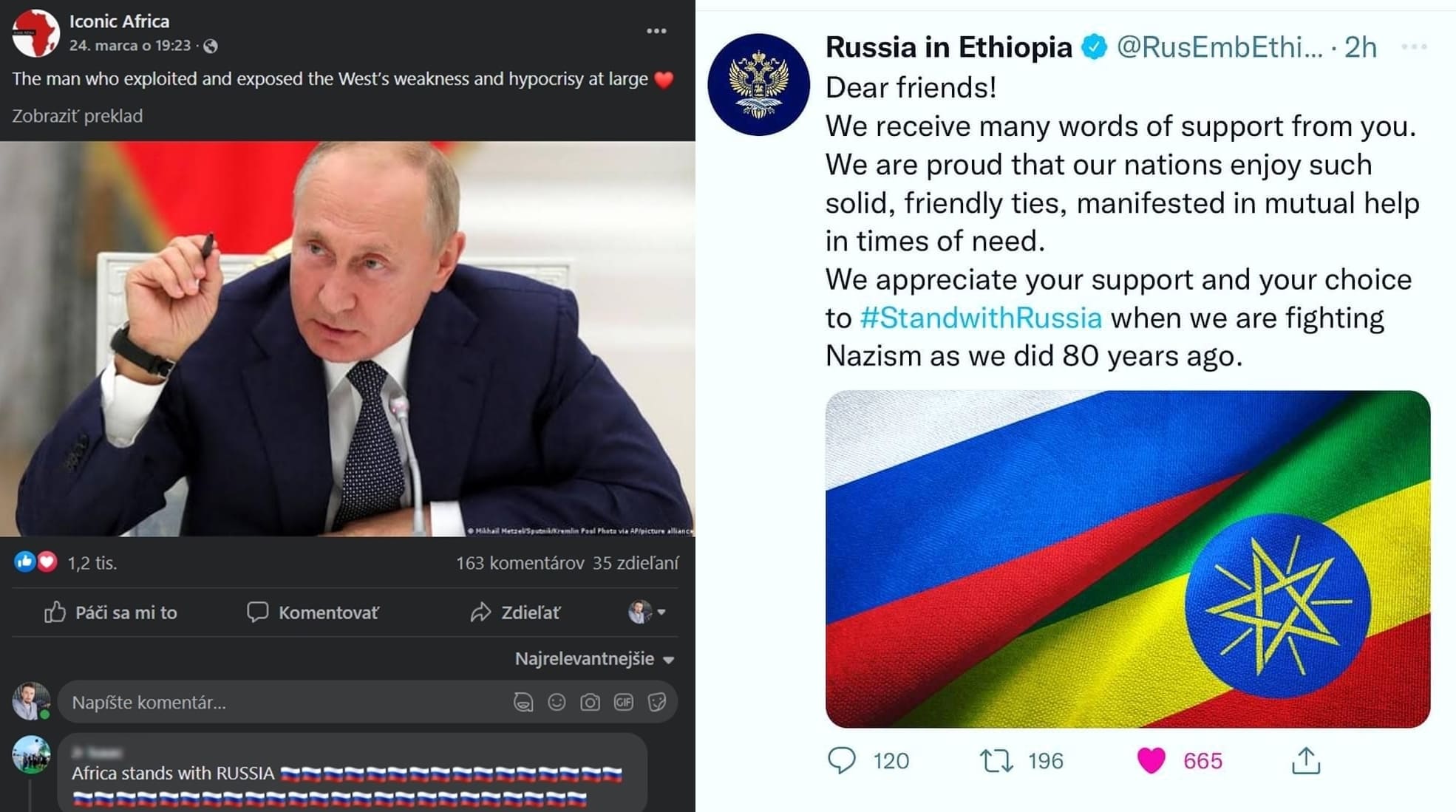 Afrika Rusko Putin