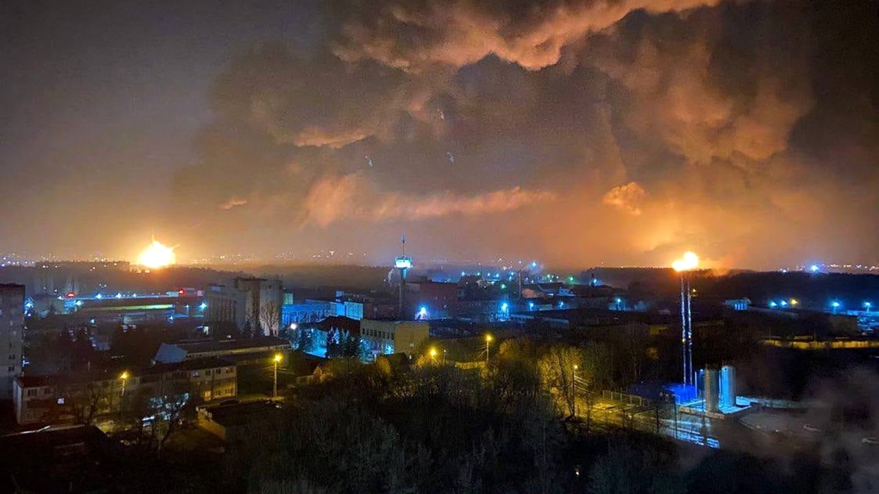 Briansk plamene požiar