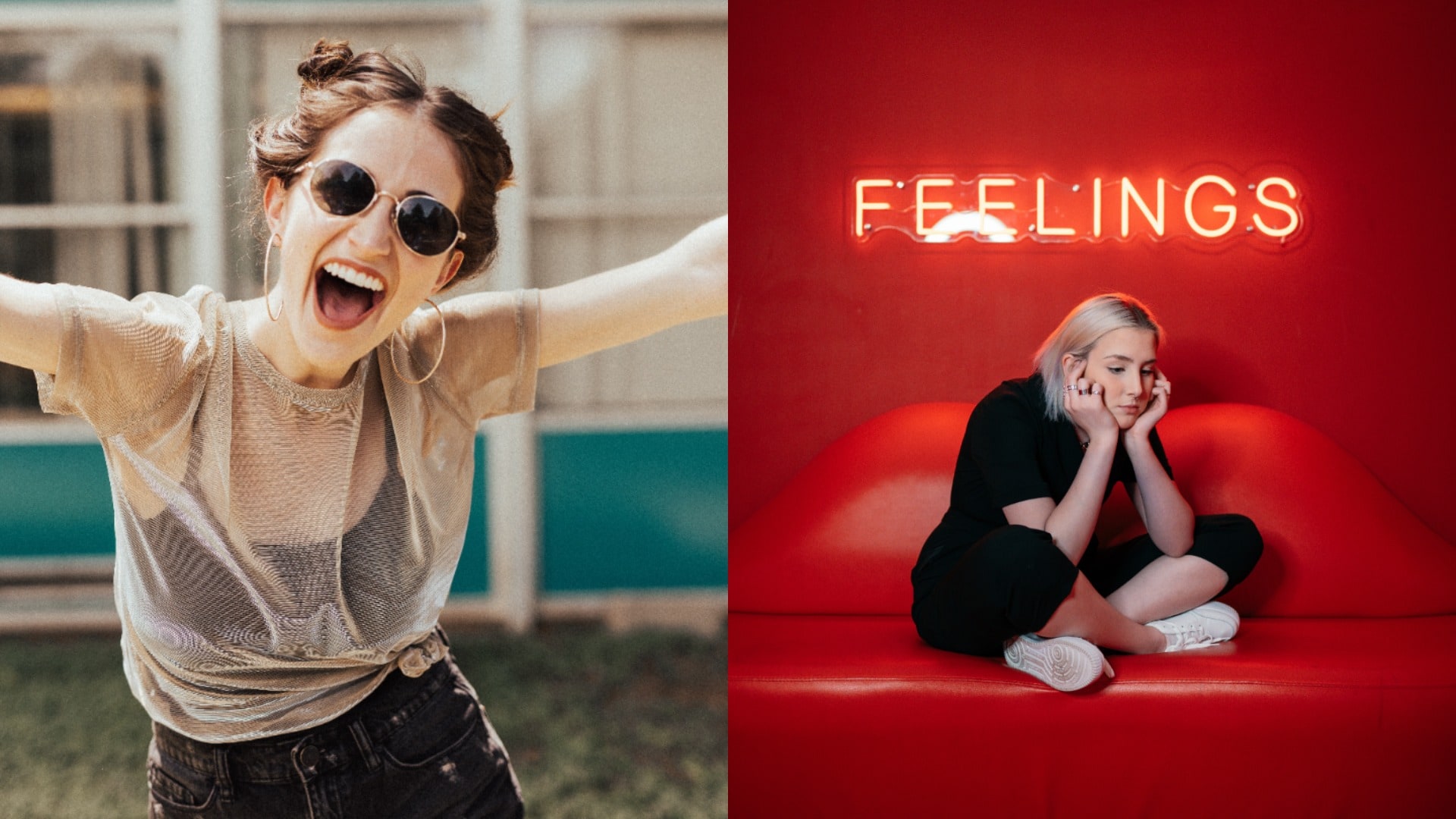 nálada, radosť, smiech, smútok, nervozita