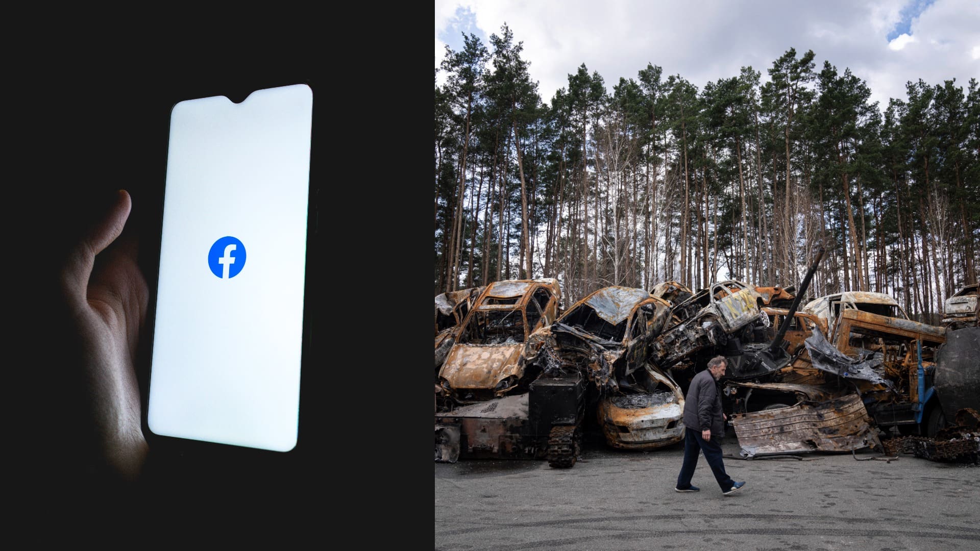 facebook, vojna, internet