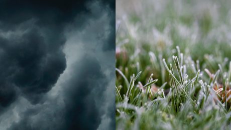 počasie búrky mráz Slovensko