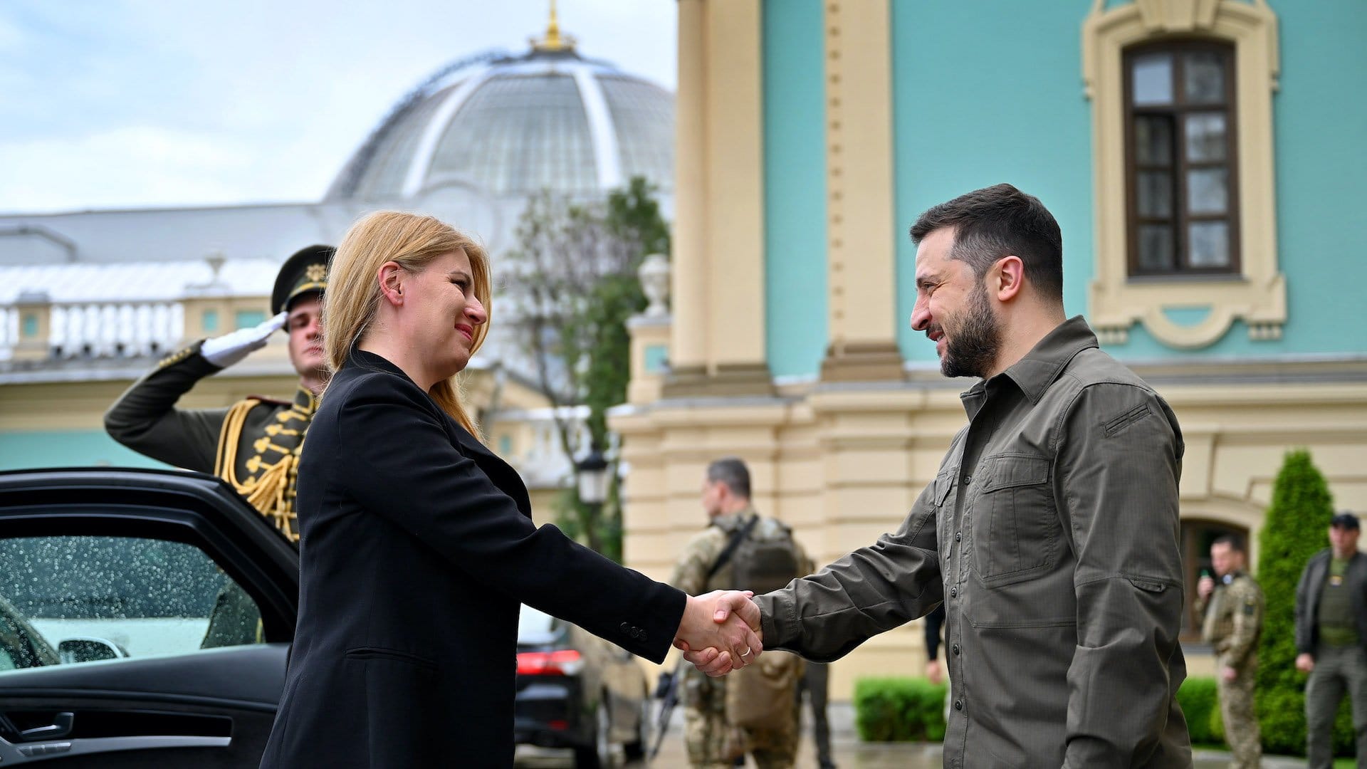 čaputová kyjev ukrajina zelenskyj