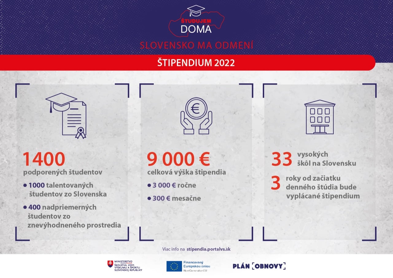 štipendia pre študentov