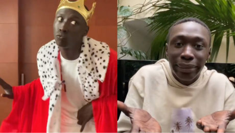 Khaby s korunou, Khaby s jeho klasickým gestom