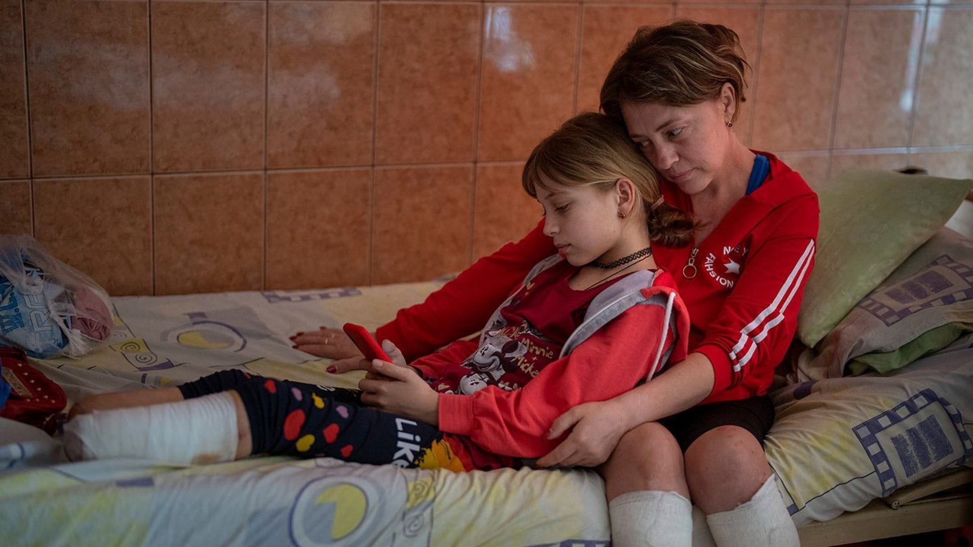 Zranenie spôsobené útokmi na Ukrajinu.