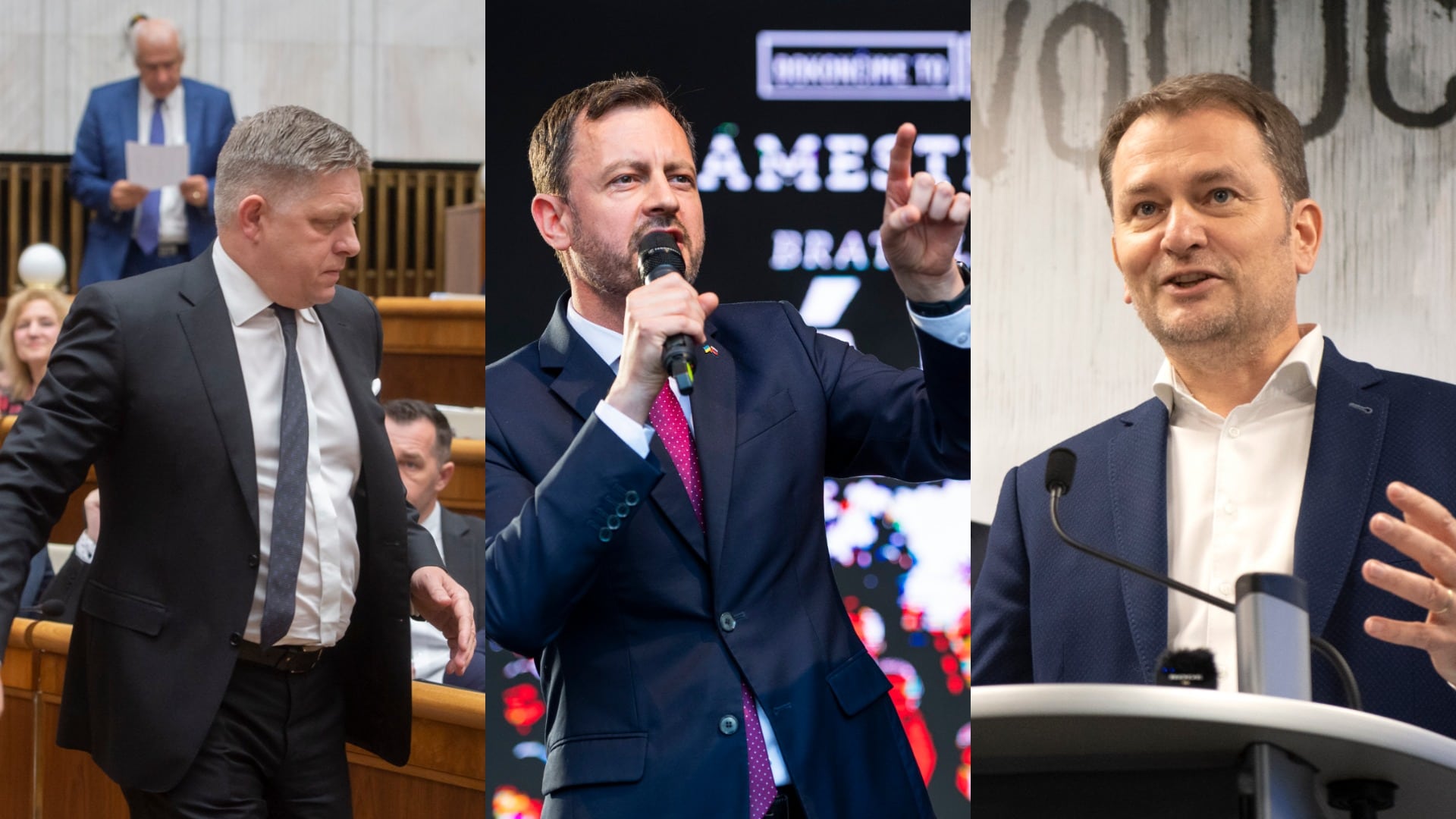 Robert Fico, Eduard Heger, Igor Matovič