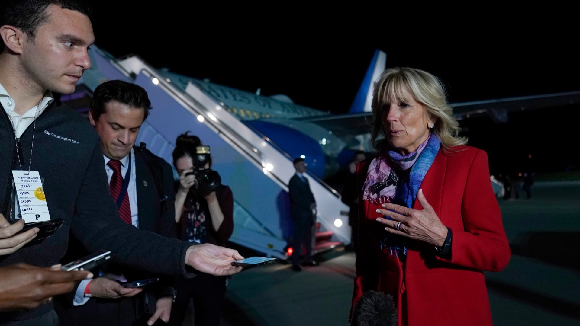 Jill Biden smerujúca do Rumunska a na Slovensko