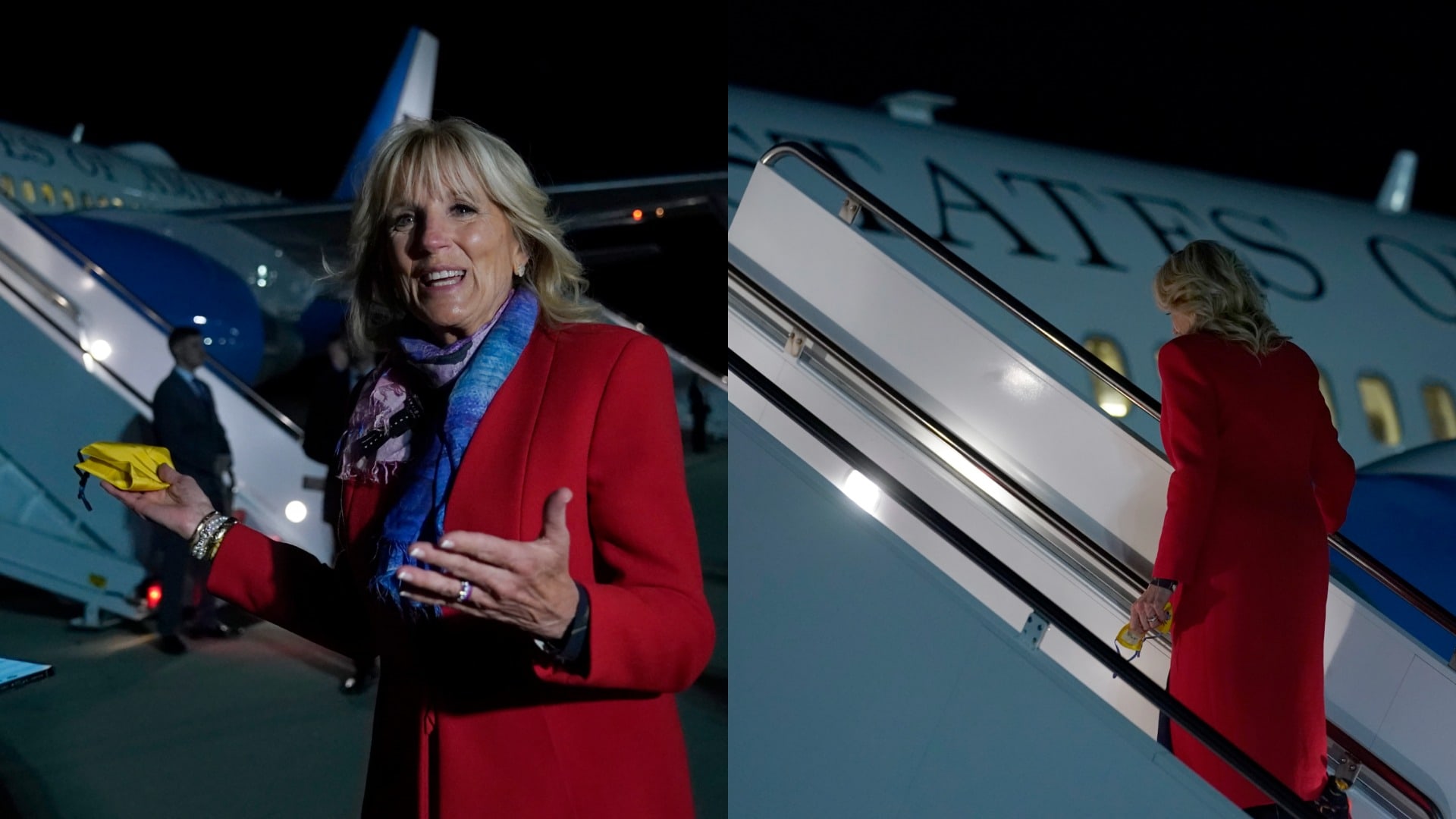 Jill Biden smerujúca do Rumunska a na Slovensko