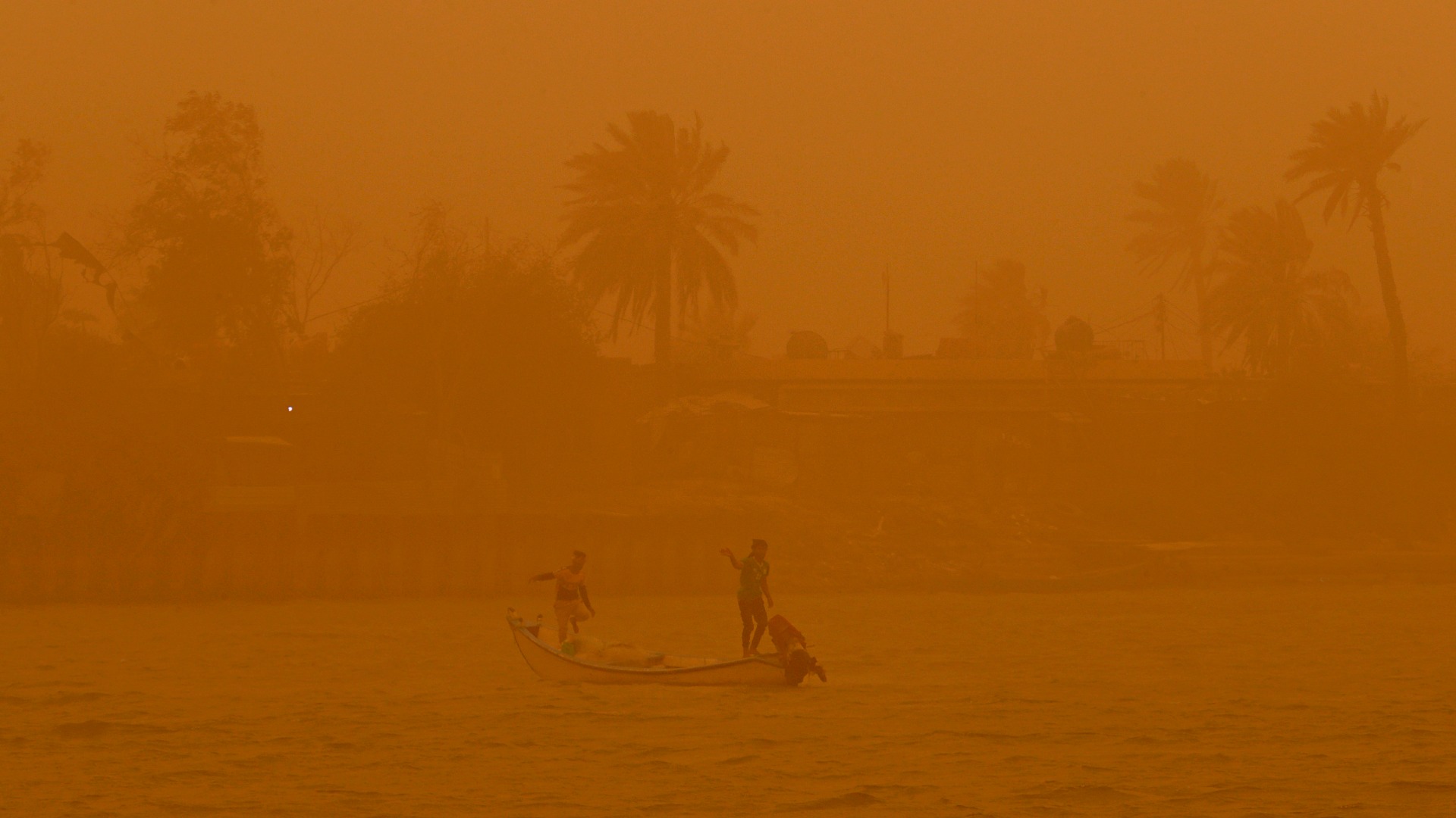 Irak, piesočné búrky