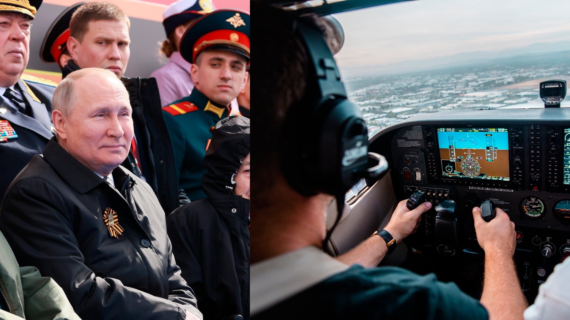 Polski pilot podczas lotu zostawił światu jasną wiadomość